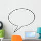 Speech Bubble Wall Decal