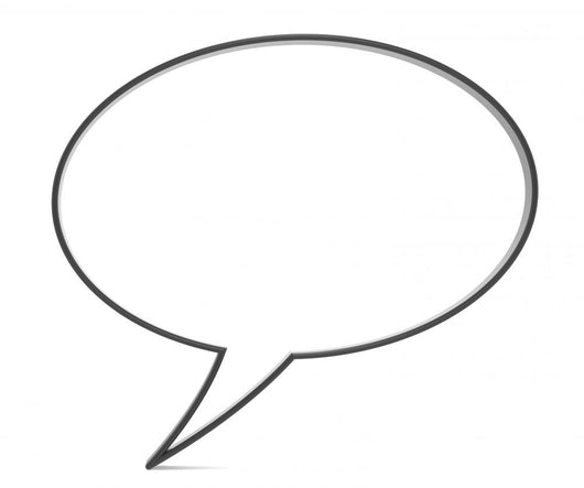 Speech Bubble Wall Decal