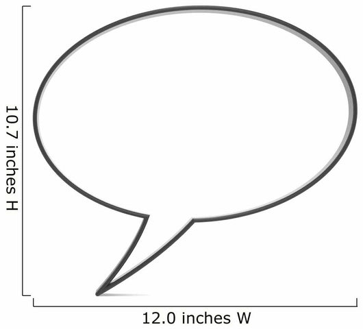 Speech Bubble Wall Decal