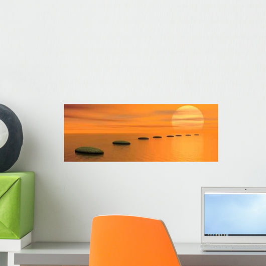 Steps to Sun Wall Decal