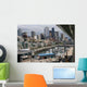 Seattle Skyline and Harbor Wall Decal