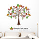 Seasonal Tree Autumn Vector Wall Decal
