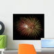 Red and Yellow Fireworks Wall Decal