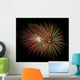 Red and Yellow Fireworks Wall Decal