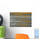 Abstract Wood Planks Wall Decal