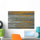 Abstract Wood Planks Wall Decal