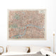 Vintage Map London Wall Decal