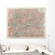 Vintage Map London Wall Decal