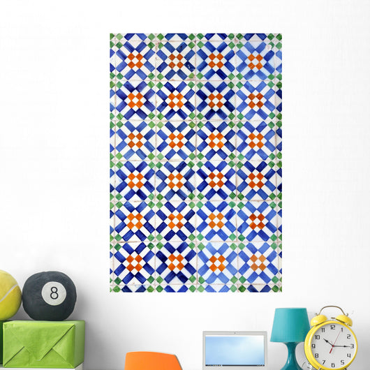Lisbon Square and Rectangle Azulejos Wall Decal