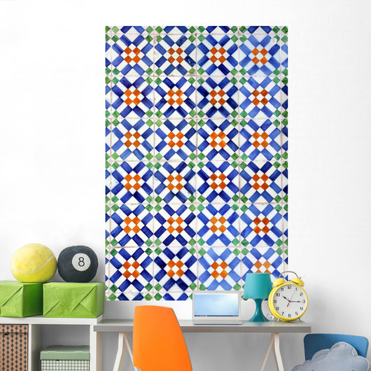 Lisbon Square and Rectangle Azulejos Wall Decal