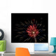 Red Fireworks Wall Decal