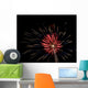 Red Fireworks Wall Decal