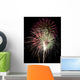 Green and Pink Fireworks Wall Decal