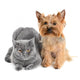 Gray Cat and Yorkie Dog Wall Decal
