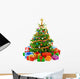 Poets Christmas Tree with Wall Decal