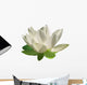 White Lotus Flower Wall Decal