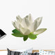 White Lotus Flower Wall Decal