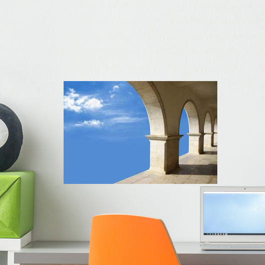 Ethereal Image with Marble Wall Decal