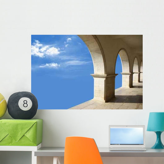 Ethereal Image with Marble Wall Decal