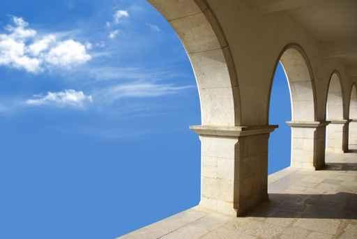 Ethereal Image with Marble Wall Decal