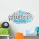 Word Cloud Strategic Management Wall Decal