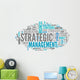 Word Cloud Strategic Management Wall Decal