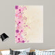 With Pink Flowers Wall Decal