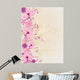 With Pink Flowers Wall Decal