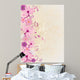 With Pink Flowers Wall Decal