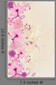 With Pink Flowers Wall Decal
