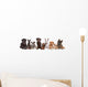 Group Dogs Wall Decal
