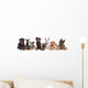 Group Dogs Wall Decal