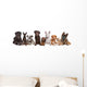 Group Dogs Wall Decal
