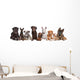 Group Dogs Wall Decal