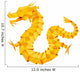 Origami Dragon Orange Wall Decal