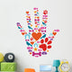 Pet Animal Protective Hand Wall Decal