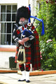 Scottish Bagpiper Full Highland Wall Decal