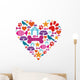 Love for Pets Icon Wall Decal