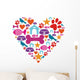 Love for Pets Icon Wall Decal