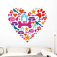 Love for Pets Icon Wall Decal