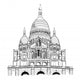 Sacre Coeur Wall Decal