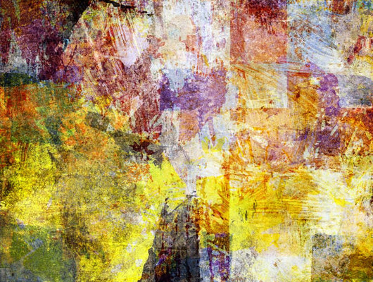 Mixed Media Textures Collage Wall Decal