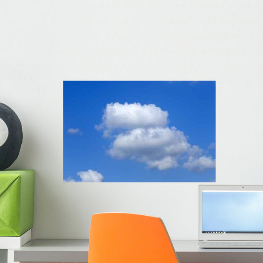Blue Sky with White Wall Decal