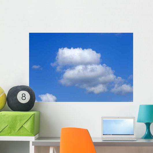 Blue Sky with White Wall Decal