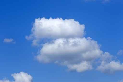 Blue Sky with White Wall Decal
