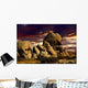 Beautiful Sunset Rocks Joshua Wall Decal
