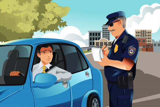 Traffic Violation Wall Decal