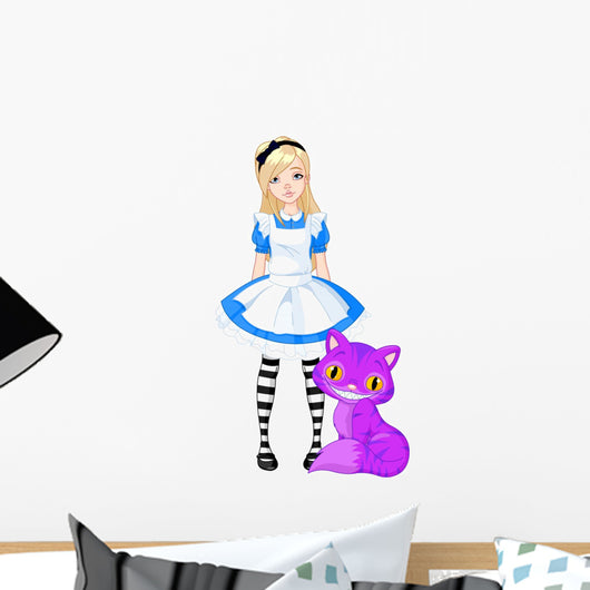 Alice Wonderland Wall Decal