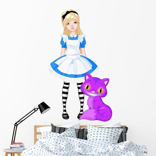 Alice Wonderland Wall Decal