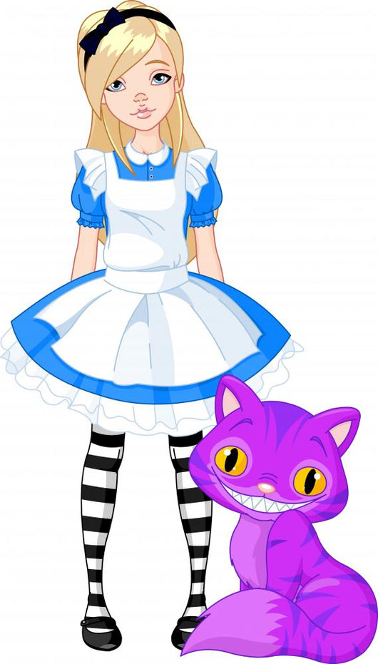 Alice Wonderland Wall Decal